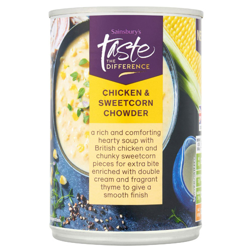 Sainsburys Taste the Difference Chicken & Sweetcorn Chowder