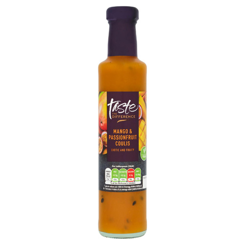 Sainsburys Taste the Difference Mango & Passionfruit Coulis