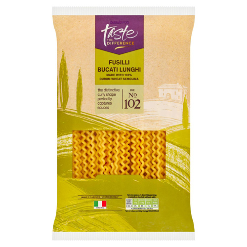 Sainsburys Taste the Difference Fusilli Bucati Lunghi