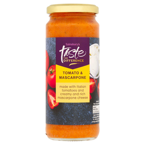 Sainsburys Taste the Difference Tomato & Mascarpone Pasta Sauce