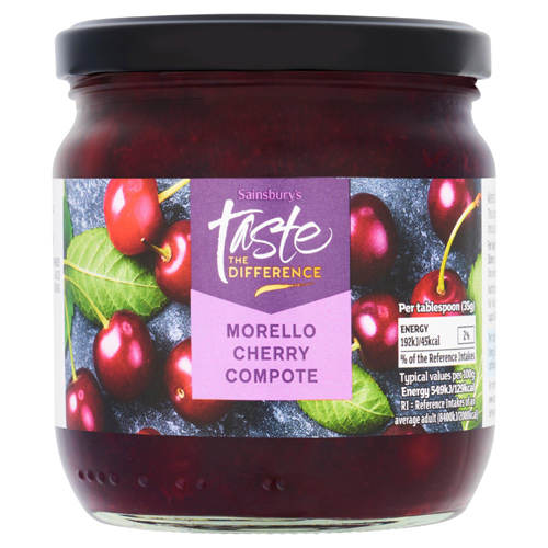 Sainsburys Taste the Difference Compote Morello Cherry
