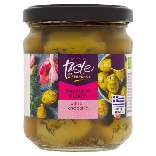 Sainsburys Taste the Difference Halkidiki Olives