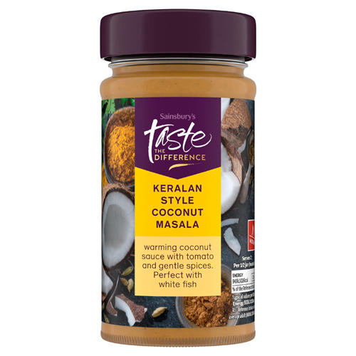 Sainsburys Taste the Difference Keralan Style Coconut Masala Curry Sauce