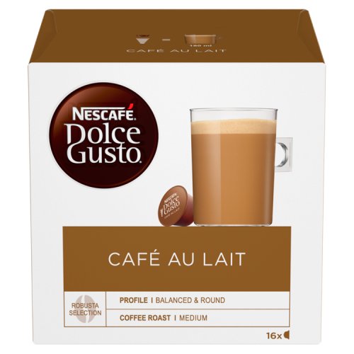 Image of Nescafe Dolce Gusto Cafe Au Lait 16 Servings