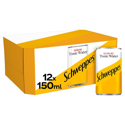 Schweppes Low Calorie Tonic Water 12x150ml British Corner