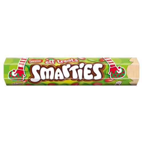 Smarties Elf Treats Chocolate Giant Tube