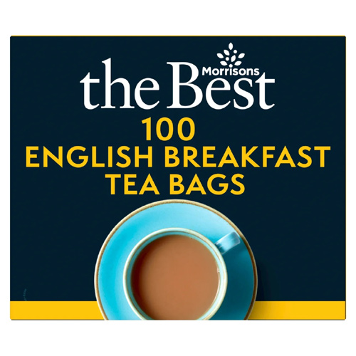 Morrisons The Best English Breakfast Tea Bags (Bulk Buy Pack Of 6)