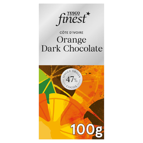 Tesco Finest Orange 47% Dark Chocolate