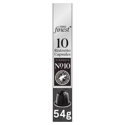 Tesco Finest 10 Ristretto Espresso Capsules