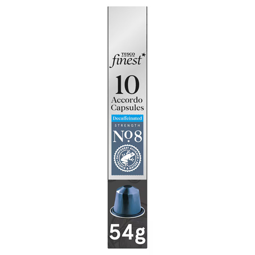Tesco Finest Decaffeinated Accordo Coffee Capsules