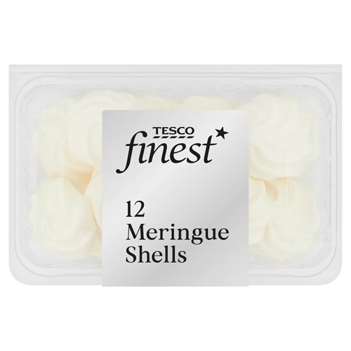 Tesco Finest Meringue Shells 12 Pack