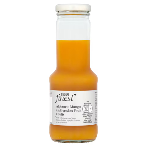 Tesco Finest Alphonso Mango & Passion Fruit Coulis