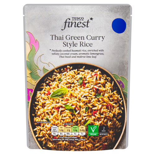 Tesco Finest Thai Green Curry Style Rice