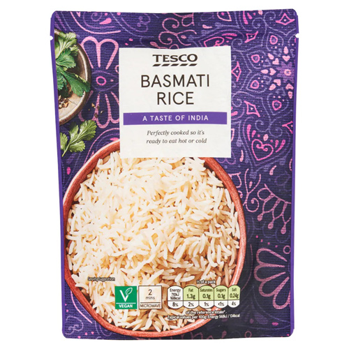 Tesco Microwave Basmati Rice