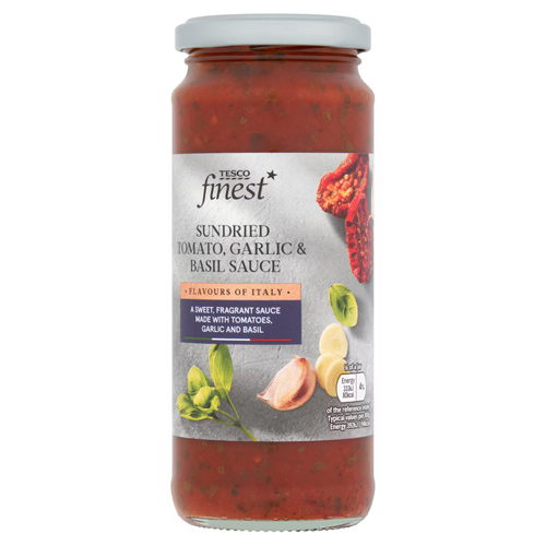 Tesco Finest Sun Dried Tomato Garlic & Basil Sauce