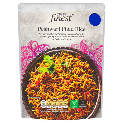 Tesco Finest Peshwari Pilau Rice (Bulk Buy Pack Of 6)