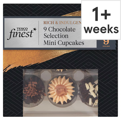 Tesco Finest Chocolate Selection Mini Cupcakes
