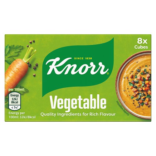 Knorr Vegetable Stock Cubes 8 Pack