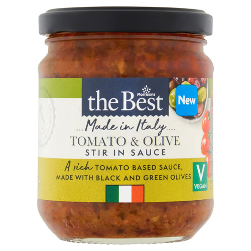 Morrisons The Best Tomato & Olive Stir In (Bulk Buy Pack Of 6)