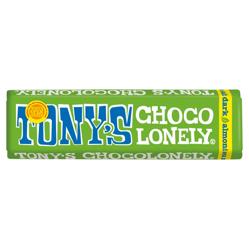 Tonys Chocolonely 51% Dark Chocolate Almond Sea Salt Standard