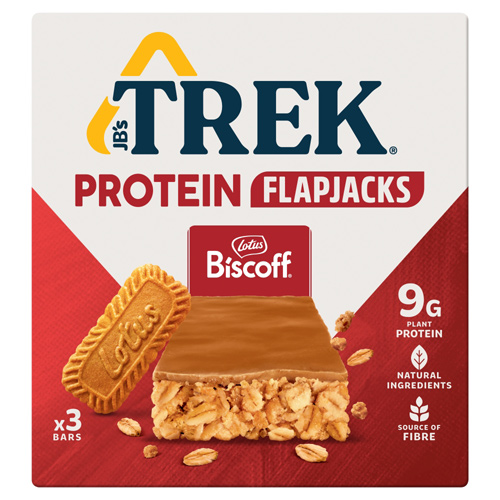 TREK Biscoff Protein Flapjack 3 x 50g