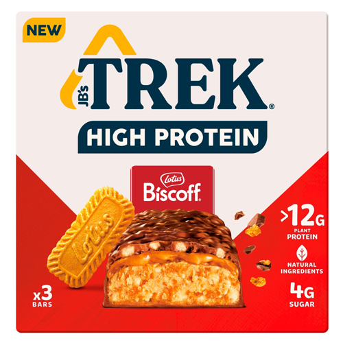TREK High Protein Biscoff Bar 3 x 44g