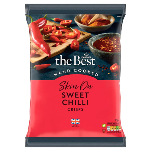 Morrisons The Best Thai Sweet Chilli Crisps (Bulk Buy Pack Of 6)