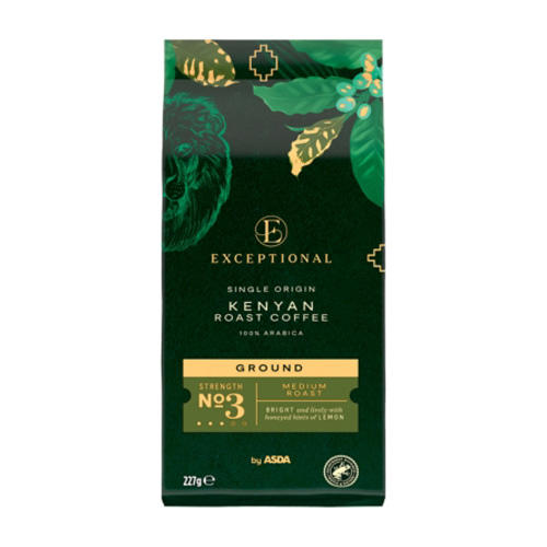 Exceptional By Asda Kenyan Roast Ground Coffee