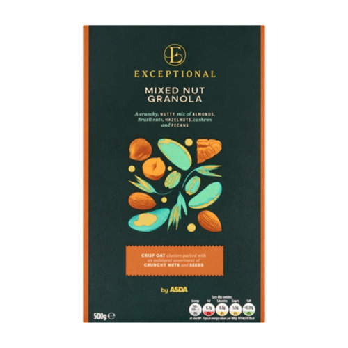 Exceptional By Asda Mixed Nut Granola