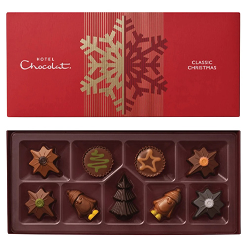 Hotel Chocolat Classic Christmas 9-Piece Boxed Chocolate Selection