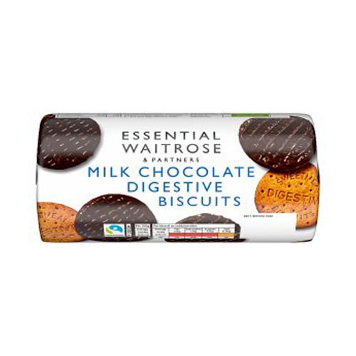 Essential Waitrose Biscuits Milk Chocolate Digestives