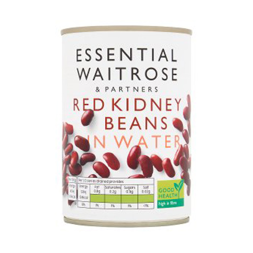 Essential Waitrose Red Kidney Beans in Water