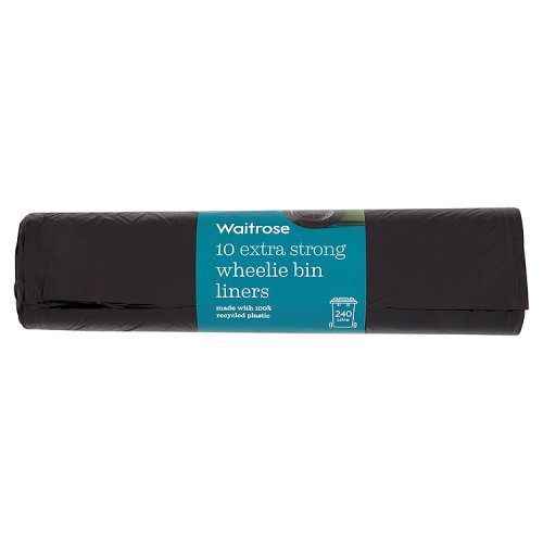 Essential Waitrose Wheelie Bin Liners 10s