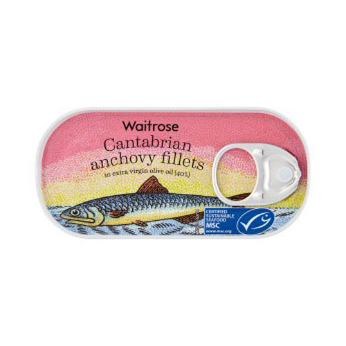 Waitrose Anchovy Fillets in Extra Virgin Olive Oil