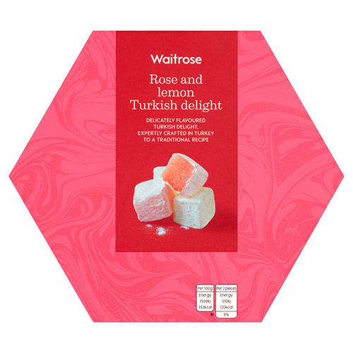 Waitrose Rose & Lemon Turkish Delight