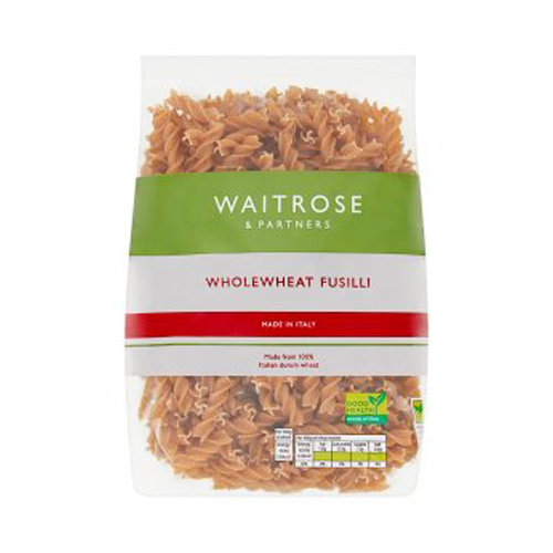Waitrose Wholewheat Fusilli