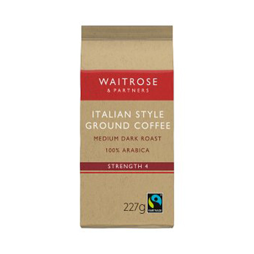 Waitrose Ground Coffee Fairtrade Cafe Blend