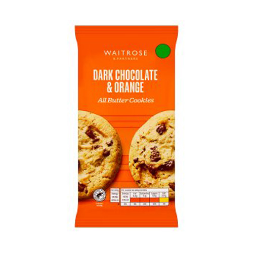 Waitrose Cookies Chocolate Chip & Orange