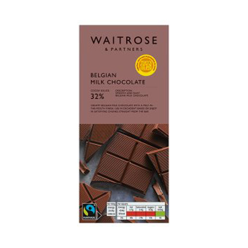 Waitrose Cooks Ingredients Milk Cooking Chocolate