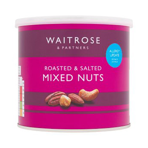 Waitrose Roasted Salted Mixed Nut Tub