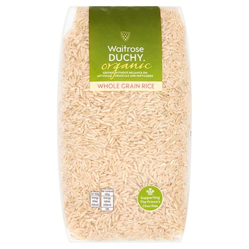 Waitrose Duchy Organic Whole Grain Rice Large