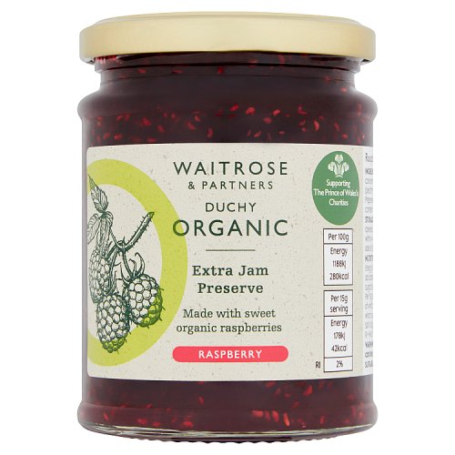 Waitrose Duchy Organic Raspberry Preserve