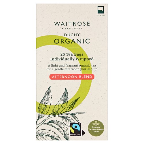 Waitrose Duchy Organic Afternoon Blend 25 Tea Bags