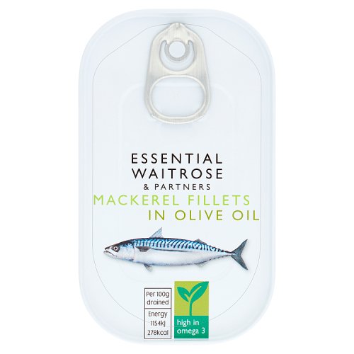 Essential Waitrose Mackerel in Olive Oil