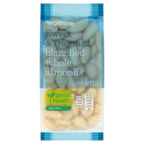 Waitrose Whole Blanched Almonds