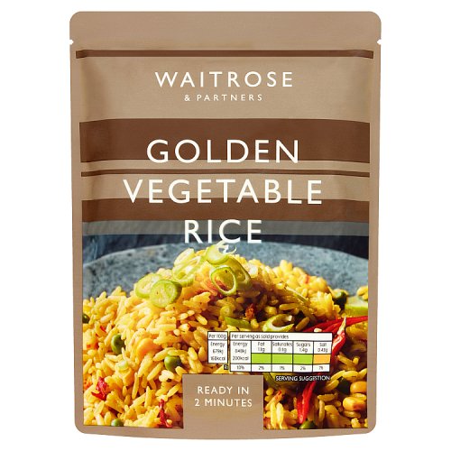 Waitrose & Partners Golden Vegetable Rice