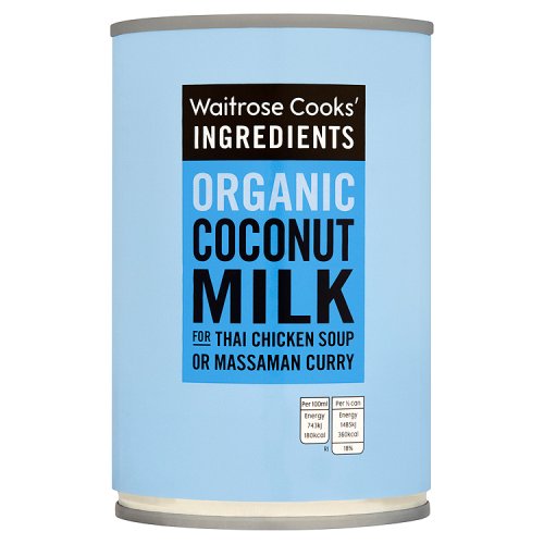 Waitrose Cooks Ingredients Organic Coconut Milk