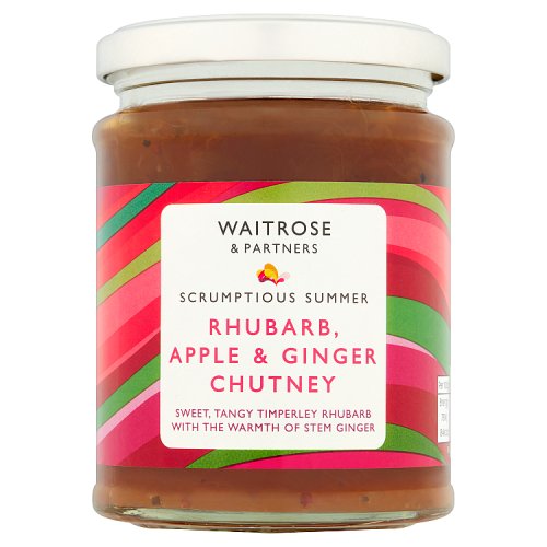 Waitrose Rhubarb Apple & Ginger Chutney