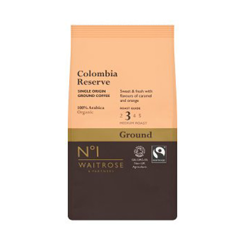 Waitrose & Partners No.1 Organic Ground Coffee Colombian