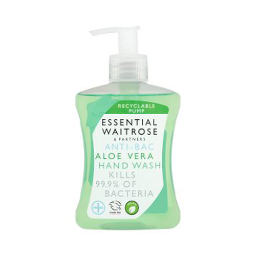 Essential Waitrose Antibac Handwash Aloe Vera